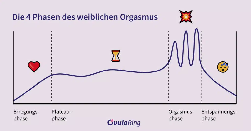 Die 4 Phasen des weiblichen Orgasmus - OvulaRing